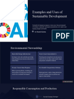 Examples and Uses of Sustainable Development