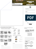 Caderneta - de - Campo - Projeto Conhecendo o Patrimônio Geológico de Curitiba