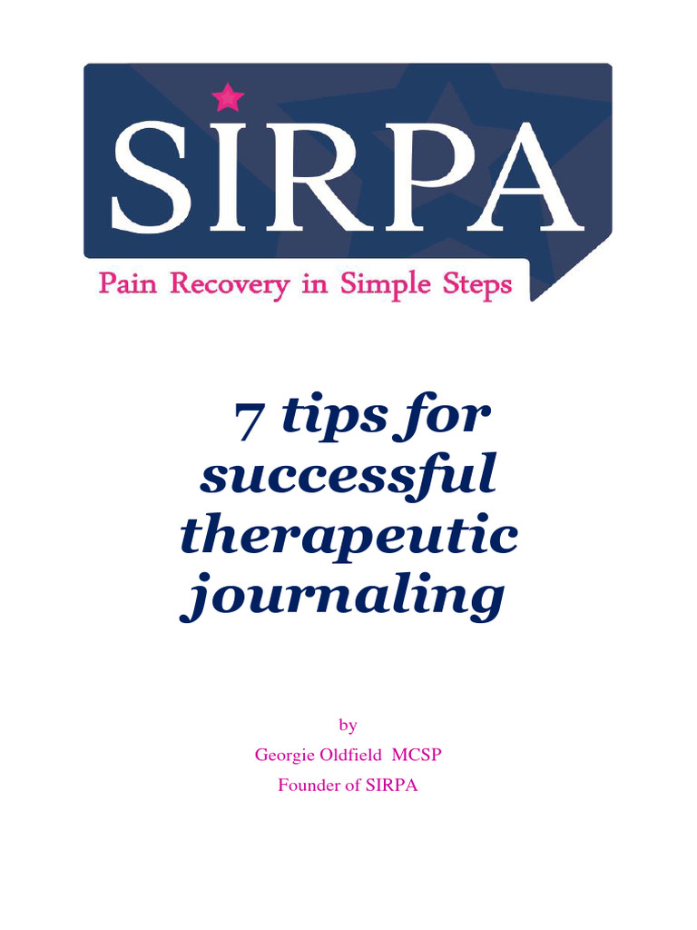 7 Tips for Successful Therapeutic Journaling PDF