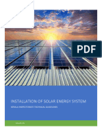Installation of Solar Energy System