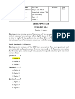 A2.1 - Listening Test Format