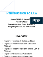 1.1. Introduction To Law - Course Introduction - B N GHI CHÉP