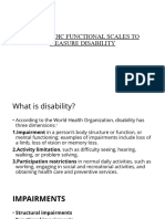 Orthopedic Functional Scales To Measure Disability