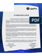 Comunicado Fef Liga Pro Ecuador Sobre Impuesto Iva