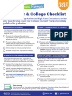 Class of 2024 Fall Checklist