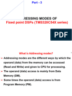 ECPE 18 DSPA Part-3 Fixed Point DSP Addressing Modes