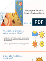 Mudanças Climaticas Saúde e Meio Ambiente