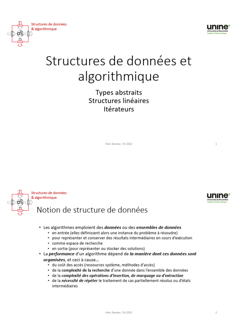Structures de données et algorithmes | PDF | Classe (informatique ...