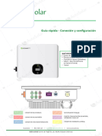 Manual Growatt Mod XH Conexion Configuracion