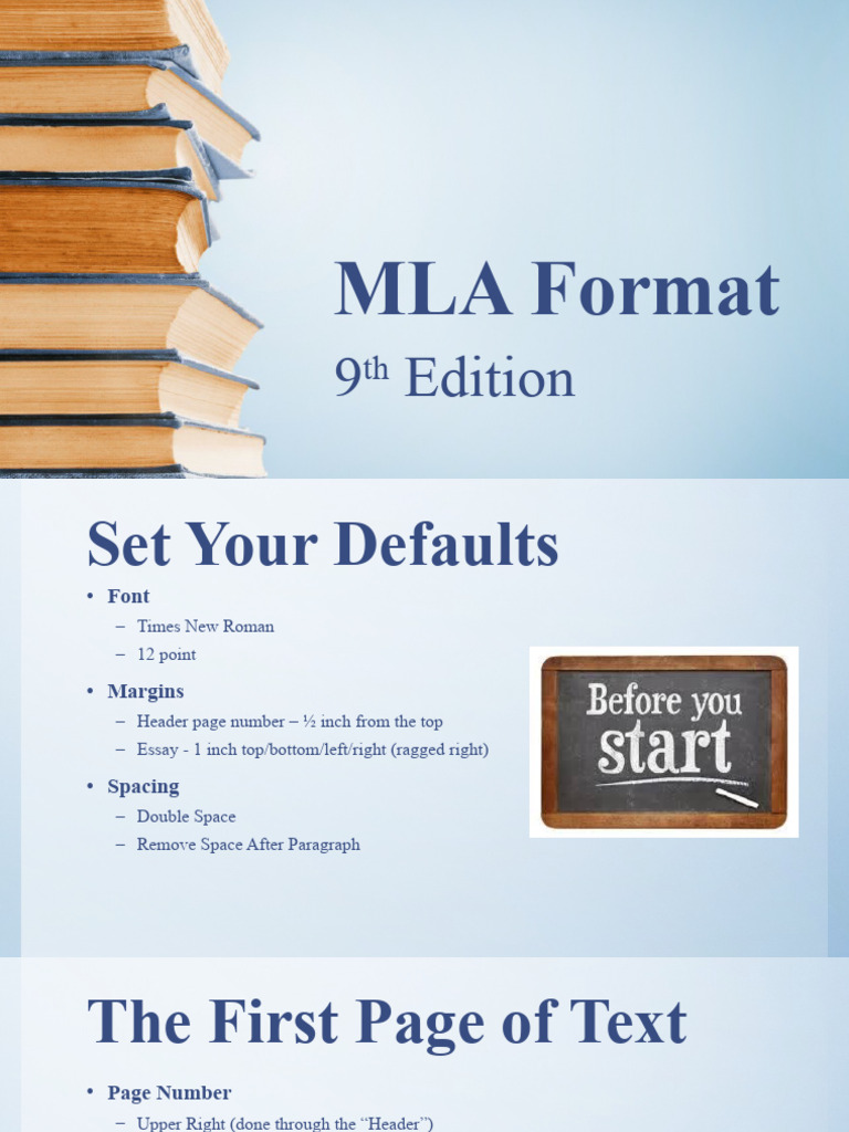 Mla format 9th edition powerpoint pdf citation digital object