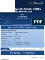 Transplantasi Organ Tubuh - Fikih Kontemporer