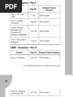 NCERT Deleted Topics of Class 12 Chemistry