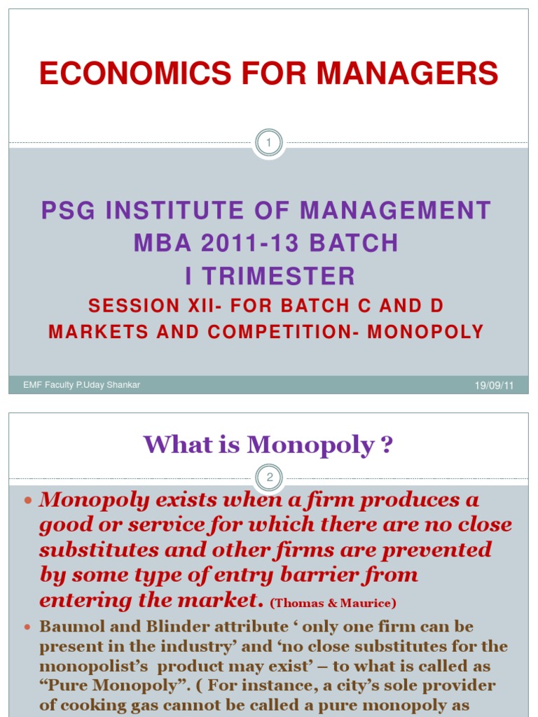 Understanding Monopoly Economics | PDF | Monopoly | Profit (Economics)