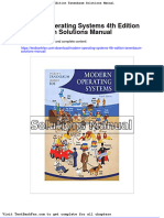 Modern Operating Systems 4th Edition Tanenbaum Solutions Manual