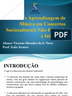 Ensino e Aprendizagem de Música em Concertos Socioculturais