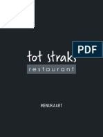 Menukaart Restaurant Tot Straks