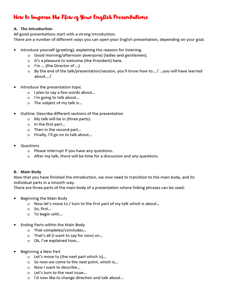 Crafting Effective Presentation Introductions | PDF | Human ...