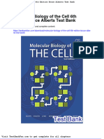 Molecular Biology of The Cell 6th Edition Bruce Alberts Test Bank