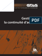 GTAG 10 - Gestion de la continuité d’activité