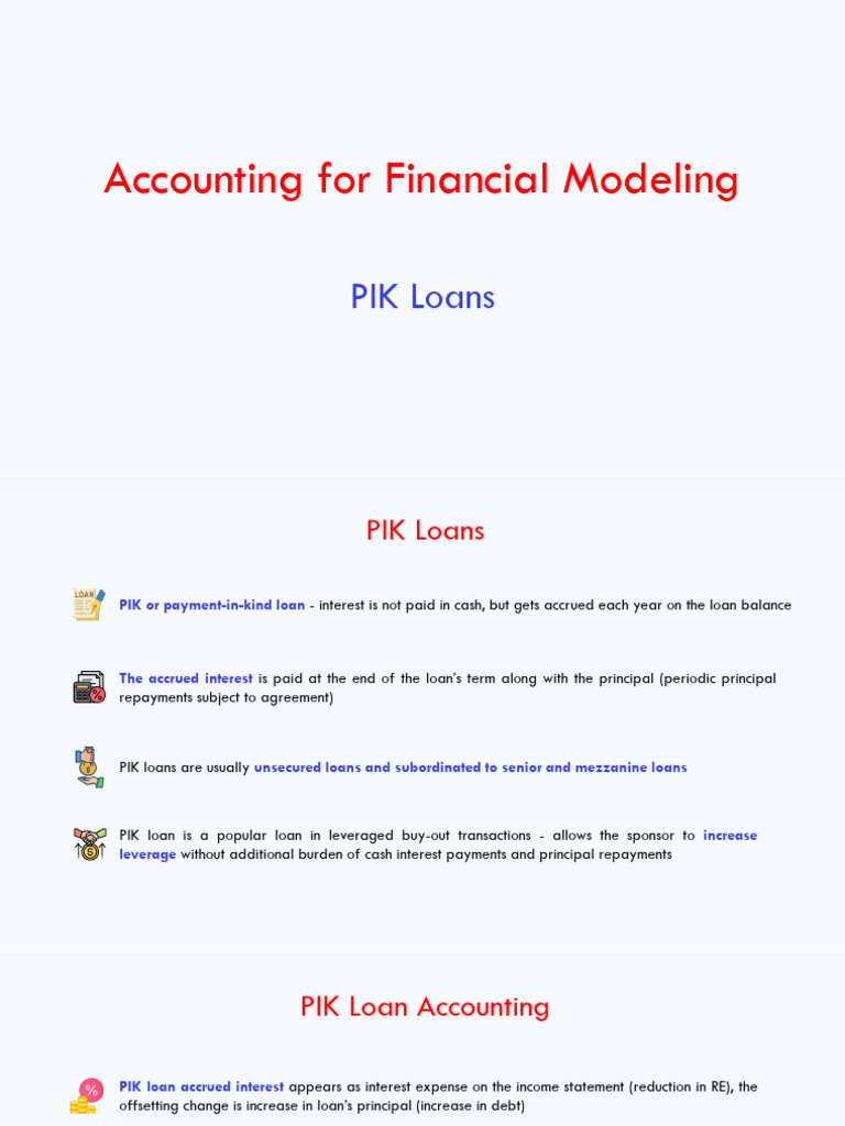 003 PIKloan PDF Loans Personal Finance