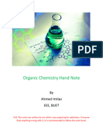 Organic - Chemistry - Notes by Ahmed Imtiaz (EEE, BUET)