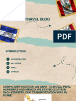 Travel Blog Ingles