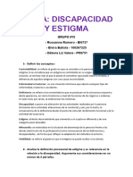 Discapacidad y Estigma