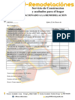 Cotizaciones Sra Lourdes