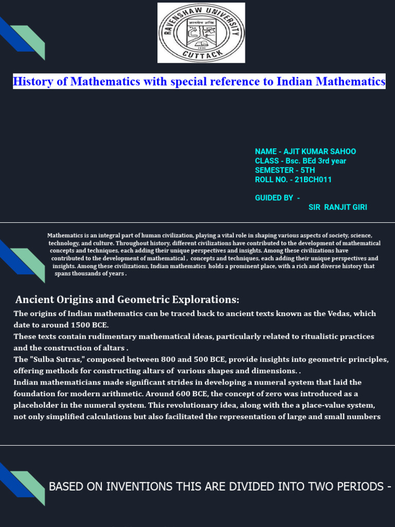 History of Mathematics | PDF