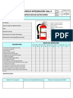 SSOMA FR 014 Inspección de Extintores