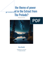 How Is The Theme of Power Presented in The Extract From The Prelude