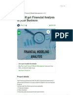 You Will Get Financial Analysis of Your Business - Upwork
