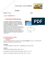 Tc Maths Leçon 06 Primitives