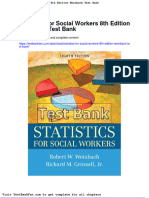 Statistics For Social Workers 8th Edition Weinbach Test Bank