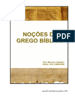 Curso - Noções Do Grego Bíblico - Capítulo 01