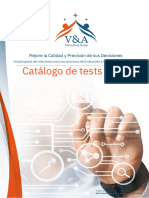 Catálogo Tests VYA - 2023