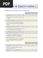 Cuestionario CAT-Q en Español | PDF