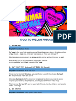 5 Basic Welsh Phrases - Shwmae Day 2020