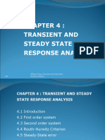 Transient and Steady State Response Analysis