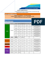 Calendario Deportivo 2024