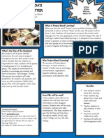 Mr. Balda'S Newsletter: What Is Project-Based Learning?