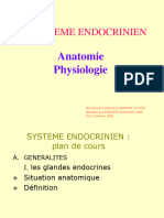 LE SYSTÈME ENDOCRINIEN Anatomie Physiologie
