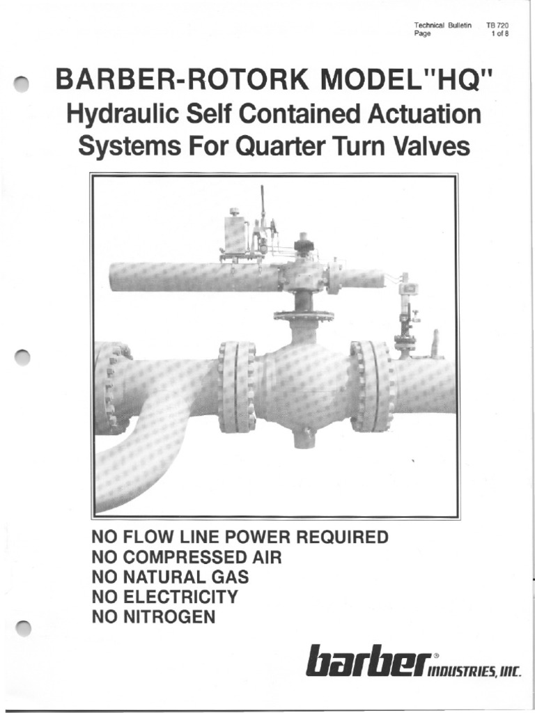Bulletin 720 Rotork Model HQ PDF