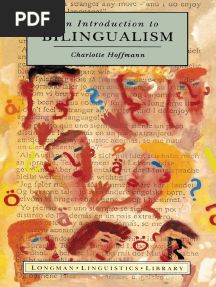 Introduction of Bilingualism Charlotte Hoffmann