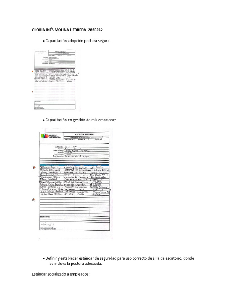 Acciones de Mejora Del Accidente de Gloria Molina PDF Crecimiento