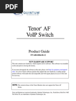 Tenor A Fuser Guide