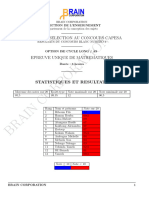 Brain Resultat Concours Blanc 2