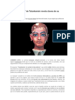 Autopsia Virtual' de Tutankamón Revela Claves de Su Muerte - 24.10.14