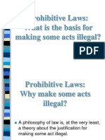 Theories On Prohibitive Laws