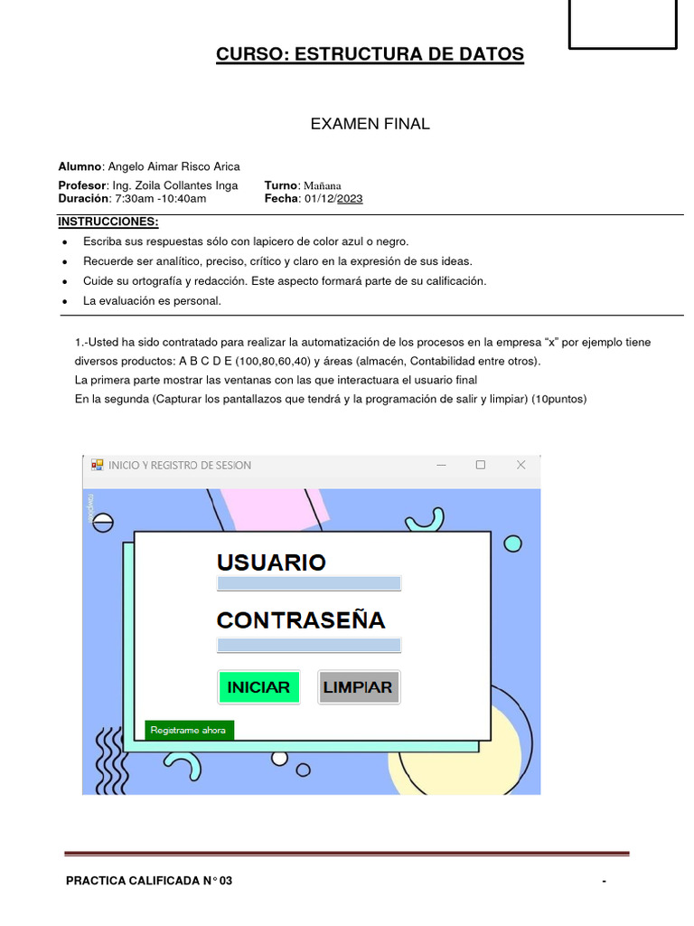 Examen - Final | PDF